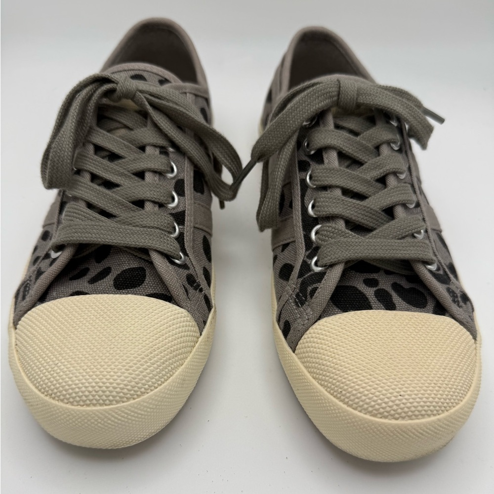 Gola Classics Women’s Classic Delta Sneakers Size 8 US / 9 EU Grey Black Leopard - Picture 2 of 11